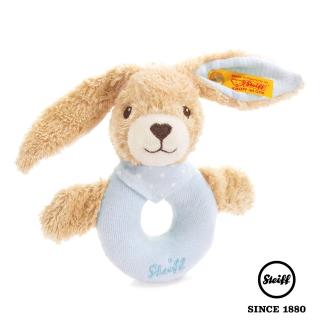 【STEIFF德國金耳釦泰迪熊】Hoppel Rabbit 兔子(嬰幼兒手搖鈴)