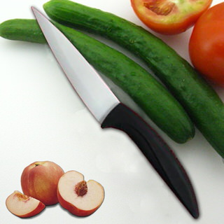 【德世朗】4吋陶瓷水果刀(黑)