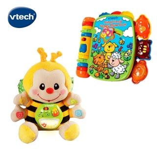 【Vtech】甜蜜催眠小蜜蜂+翻翻書(快樂兒童首選玩具)