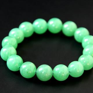 【菲鈮歐】開運翠綠東菱玉手珠12mm