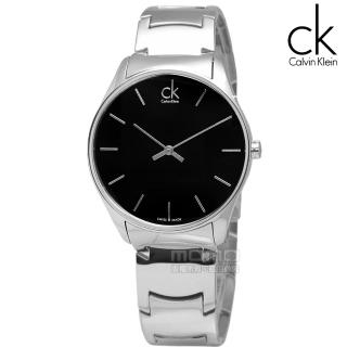 【Calvin Klein】Classic‧紐約前衛時尚不鏽鋼腕錶_黑面/中(K4D22141)