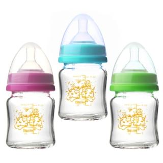 【貝喜力克】防脹氣高耐熱寬口徑玻璃奶瓶120ml