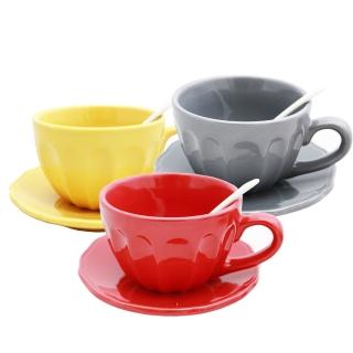【PUSH!餐具】1380度高溫燒製環保耐磨瓷咖啡杯設計師設計款(一入)