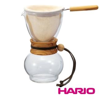 【HARIO】濾布欖橄木手沖咖啡壺480ml 3-4杯(DPmomo電話客服W-3-OV)