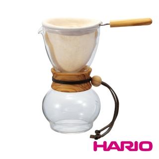 【HARIOmomo購物網站電話】濾布欖橄木手沖咖啡壺240ml 1-2杯(DPW-1-OV)