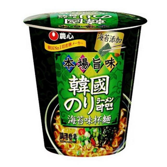 【NONG SHIM富邦媒體】農心 海苔味杯麵(65g) 