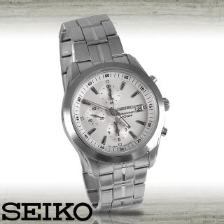 【SEIKO 精工】藍寶石-時尚賽車計時腕錶(SNDA85P1)