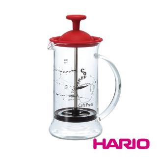 【HARIO】大紅法式濾富邦momo旅遊評價壓咖啡壺 240ml(CPSS-2-R)