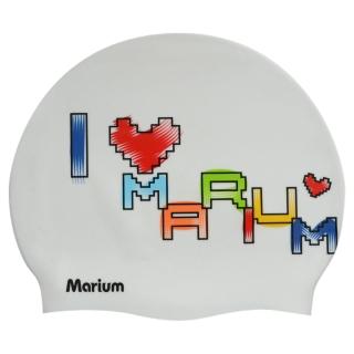 【≡MARIUM≡】矽膠泳帽-心心相印(MAR-4604)