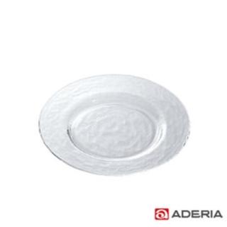 【ADERIA】日本進口Biscuit系列玻璃淺型餐盤24cm
