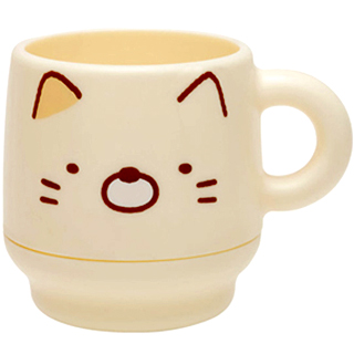 【San-X】角落公仔一起去郊遊系列雙層疊疊水杯(羞羞貓)