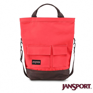 【Jansport】Jansport 25L BRODERICK 校園肩背包(亮紅)