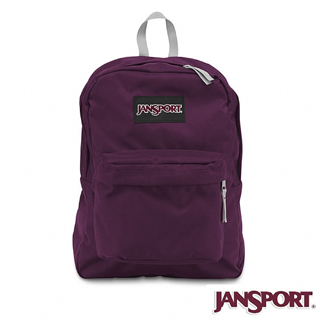 【Jansport】25L 簡單休閒後背包(神祕紫)
