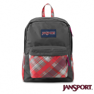 【Jansport】25L 簡單休閒後背包(蘇格蘭紋)