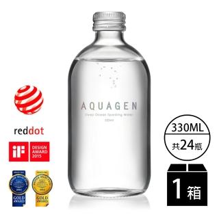 【AQUAGEN】海洋深層氣泡水330mlx24入(金馬獎唯一指定氣泡水)