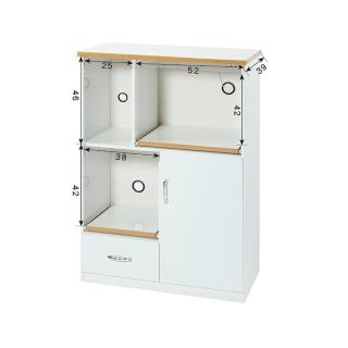 【顛覆設計】潮濕剋星-2.8尺防水餐櫃/電器櫃