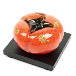 【開運工場】柿柿如意琉璃金柿組(贈木座)