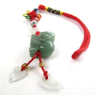 【開運工場】16mm三合六合東菱玉生肖吊飾(猴)