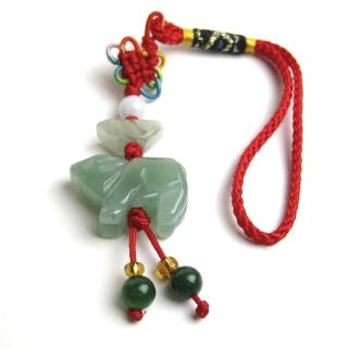 【開運工場】22mm三合六合東菱玉生肖吊飾(牛)