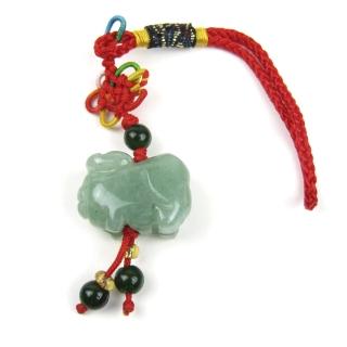 【開運工場】22mm三合六合東菱玉生肖吊飾(豬)