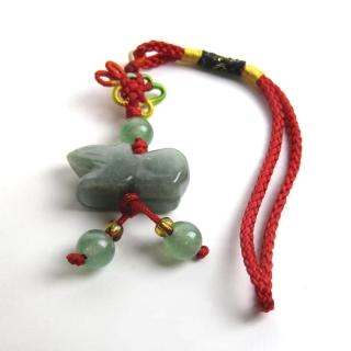 【開運工場】25mm三合六合東菱玉生肖吊飾(鼠)