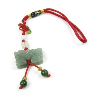 【開運工場】25mm三合六合東菱玉生肖吊飾(龍)