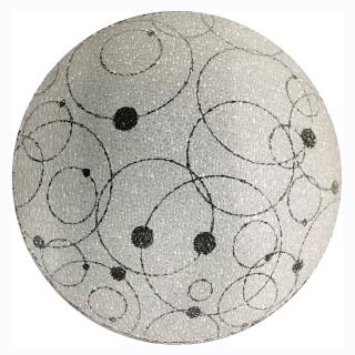 【華燈市】圓圈雙人舞雙燈吸頂燈(幾何線條風)