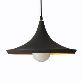 【華燈市】印度盤型復刻時尚吊燈-黑(熱銷設計師款)