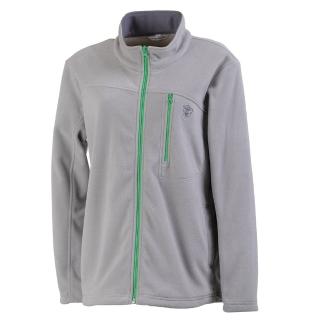 【Vital Silver 銀盾】女AIRPLUS 仿羊絨保暖剪接外套(淺灰)