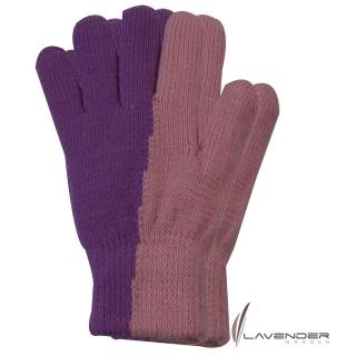 【Lavender】雙色雙層手套(粉/紫)