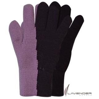【Lavender】雙色雙層手套(深紫/淺紫)