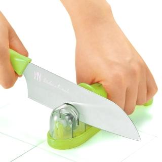 【日本製造】Shimomura金剛石三用漾彩磨刀器(蘋果綠)