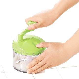 【日本製造】Shimomura漾彩蔬果研磨絞碎器(蘋果綠)