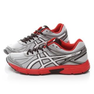 【Asics】男款 PATRIOT 7 慢跑鞋(T4D1N-9301-灰紅)