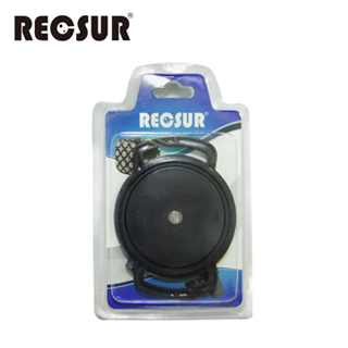 【RECSUR】銳攝 鏡頭蓋防丟扣 For 43/52/55mm(可安裝於背帶上面)
