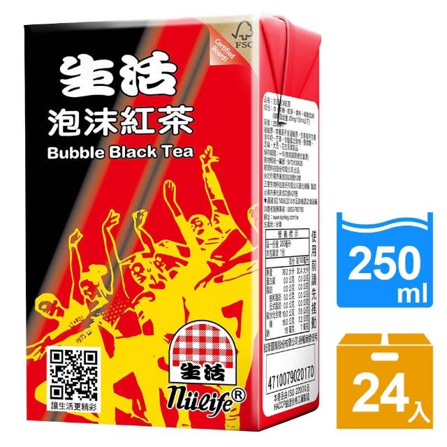 【生活】泡沫紅momo網路購物茶250ml(24入/箱) 