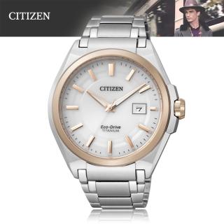 【CITIZEN 星辰】光動能_輕巧、防鏽的鈦金屬_藍寶石男錶(BM6936-51A)