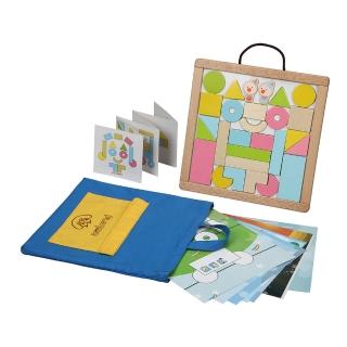 【PlayMe】寶貝書包(2歲適用木片磁鐵拼圖)