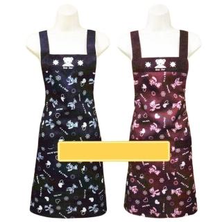 布花熊圍裙/納福貓防水圍裙-4件入