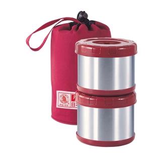 【日本寶馬牌】保溫飯盒-0.5LX2入
