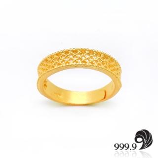 【歷代風華】編織系列-幸福經典-女戒(金重足1.07錢)