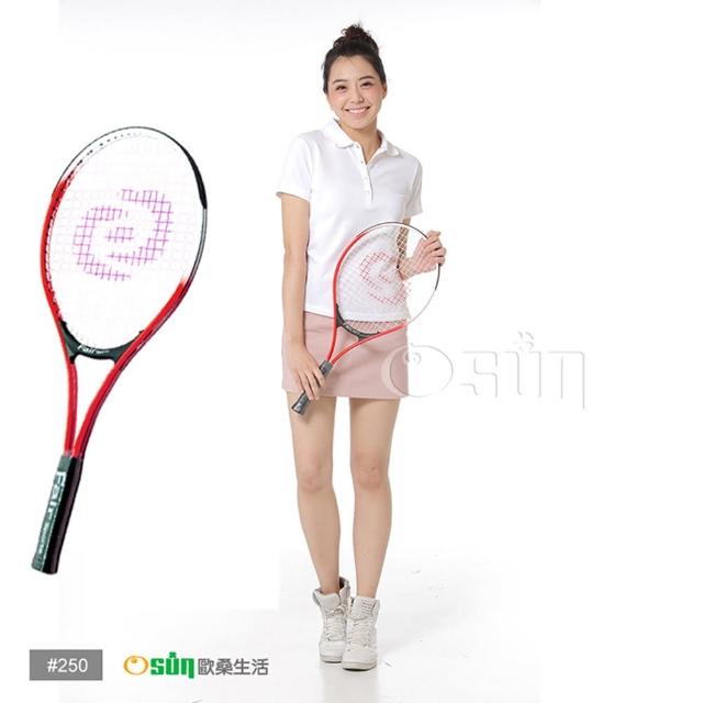 【Osun】FS-T250momo2台青少網球拍(紅白CE-185H)