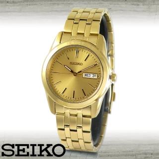 【SEIKO 精工】時尚璀燦金-個性質感紳士錶(SGGA48P1)