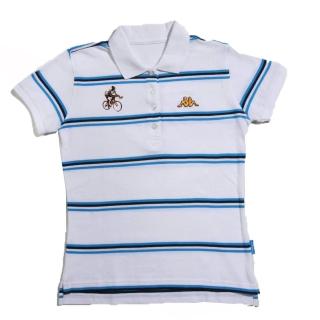 【KAPPA】義大利舒適時尚純棉休閒POLO衫(白色)