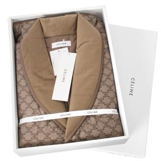 【CELINE】經典雙C舒適羽絨背心禮盒(駝色)