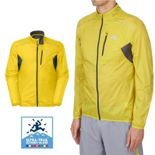 【美國 The North Face】男新款 輕量透氣防潑風衣外套(CKP8 酸性黃/瀝灰)