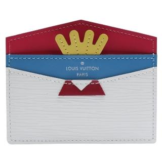 【LV】M60759新款TRIBAL MASK系列EPI水波紋部落面具造型萬用卡夾