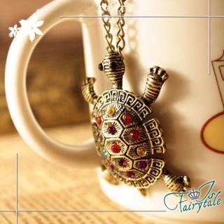 【伊飾童話】中華小烏龜*古銅長鍊