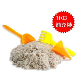 【TUMBLING SAND】翻滾動力沙1kg補充裝(感覺統合親子玩具)
