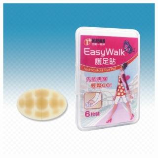 【全新生醫 IGIBAN 全新一級絆】人工皮護腳貼 6片 腳側腳底部位(EasyWalk)